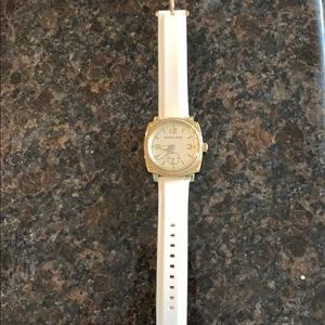 Michael Kors watch - white stretchy band